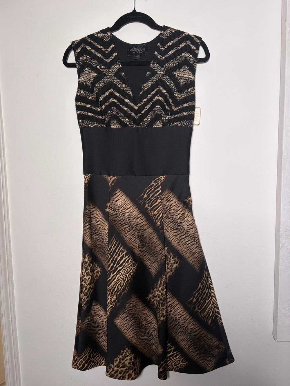 Giambattista Valli Brown midi dress - Size 40/6